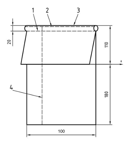 Kích thước mẫu thử độ mở đường may ISO 13936-1